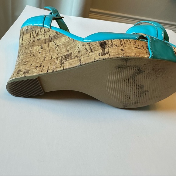 Guess Kalisa blue wedge sandal - Picture 11 of 12